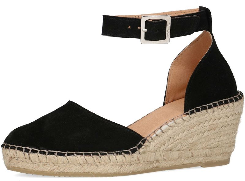 Manfield - Sleehakken - Zwart - Suède