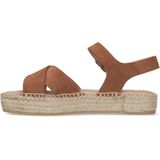 No Stress - Dames - Cognac leren sandalen