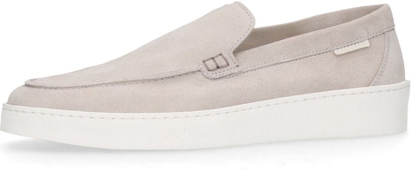 Manfield Suède Loafers Beige