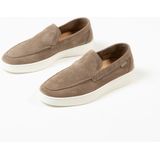 Manfield Suède Loafers Taupe