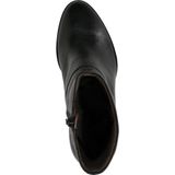 No Stress Leren Enkellaarzen Zwart