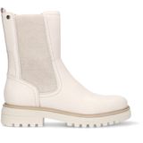 No Stress - Dames - Beige leren chelsea boots