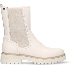 No Stress - Dames - Beige leren chelsea boots