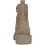 Manfield - Dames - Taupe leren chelsea boots