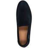 Manfield - Loafers - Blauw - Suède - Casual-Chic Look