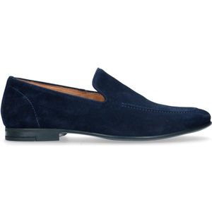 Manfield - Loafers - Blauw - Suède