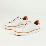 No Stress - Heren Sneakers - Wit - Nubuck - Uitneembaar Voetbed