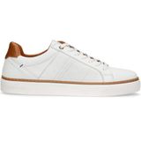 No Stress - Heren Sneakers - Wit - Nubuck - Uitneembaar Voetbed
