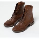 Manfield - Dames - Cognac veterlaarsjes
