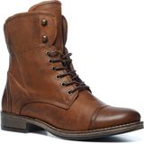 Manfield - Dames - Cognac veterlaarsjes