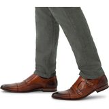 Manfield Black Label Leren Gespschoenen Bruin