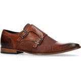 Manfield Black Label Leren Gespschoenen Bruin