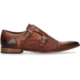 Manfield Black Label Leren Gespschoenen Bruin