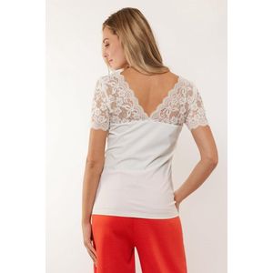 G-Maxx - Belicia - Top - Effen - Aansluitend Model - Korte Mouwen - V-hals