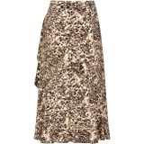 G-Maxx - Bodil - Midi Omslagrok - Kleurrijke Dierenprint