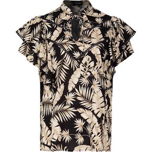 Ciska - Top - Bruingoud - 100% Rayon