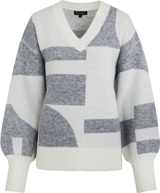 G-Maxx pullover Elzana - Wool white/gray