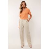 G-maxx - Bliss Pants 25ZZG07 - Flared Broek - Zandkleur