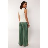 G-maxx - Marbella - Broek - Groen/Bruin - Polyamide/Elastaan