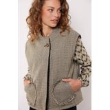 G-Maxx - Kamala - Gilet - Zwart - Dessin
