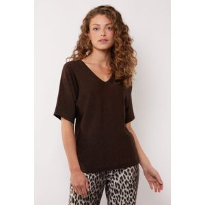 G-Maxx - Edlin - T-shirt - Bruin - Korte Mouwen