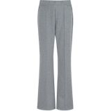 G-maxx - Sidonie - Wide Leg Broek - Grijs Melange - Regular Waist