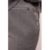 G-maxx - Sidonie - Wide Leg Broek - Grijs Melange - Regular Waist