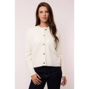 G-maxx - Gebreid Vest - Ronde Hals - Lange Mouwen