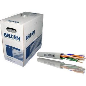 Belden 1583E Cat5e UTP netwerk internetkabel stug 305 meter 100% koper - netwerkkabel