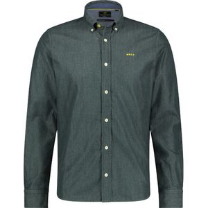 New Zealand - Mangatawhiri Overhemd - Groen - Katoen - Normale Fit