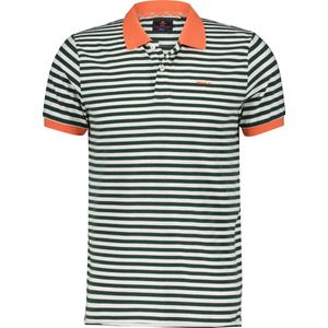 New Zealand - Polo - Wit Gestreept - Katoen/Modal/Elastaan