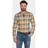 NZA - 23BN525 Ruapapa - Heren Overhemd - Fris Gekleurd - 50% Katoen 50% Linnen