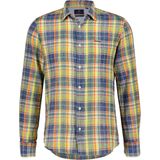 NZA - 23BN525 Ruapapa - Heren Overhemd - Fris Gekleurd - 50% Katoen 50% Linnen