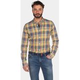 NZA - 23BN525 Ruapapa - Heren Overhemd - Fris Gekleurd - 50% Katoen 50% Linnen