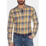 NZA - 23BN525 Ruapapa - Heren Overhemd - Fris Gekleurd - 50% Katoen 50% Linnen