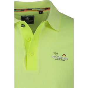 New Zealand poloshirt korte mouw geel