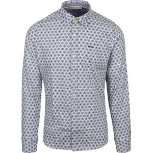 New Zealand - Casual Overhemd - Lichtblauw - Katoen