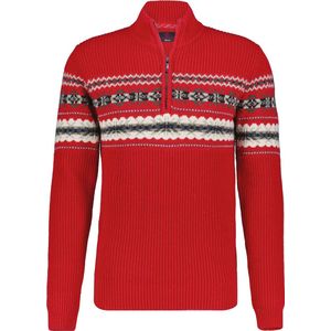 NZA - Ngunguru - Pullover - Rood - Katoen/Wol/Nylon