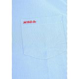 NZA - 23HN513 Eggeling - Overhemd - Lichtblauw - Gestreept - Modern Fit