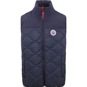New Zealand Auckland - Bodywarmer Autotau Navy - Heren - Maat M - Modern-fit
