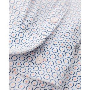 New Zealand - Casual Overhemd - Creme - 100% Katoen - Normale Fit