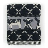 Bunzlau Castle | Keukendoek Koe Zwart| 60.00 x 53.00 cm