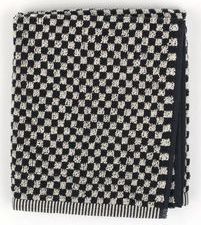 Bunzlau Castles-sKeukendoek Kleine Ruit Zwart| 60 x 53 cm