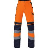Havep - Werkbroek Multi Shield 80308 - Fluo Oranje/Dark Navy - Verdekte Ritssluiting