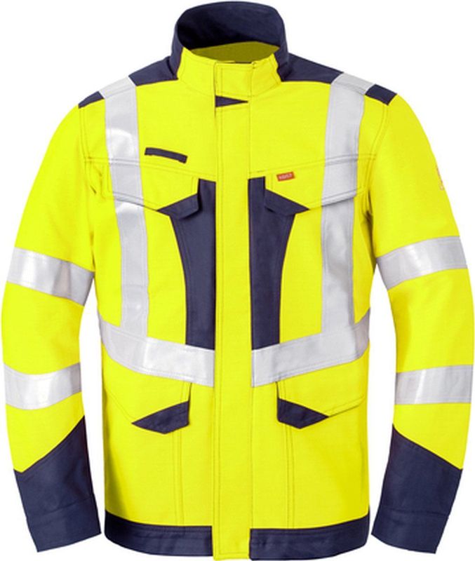 HAVEP 50247 Jack Multi Shield Fluo Geel/Dark Navy maat XS