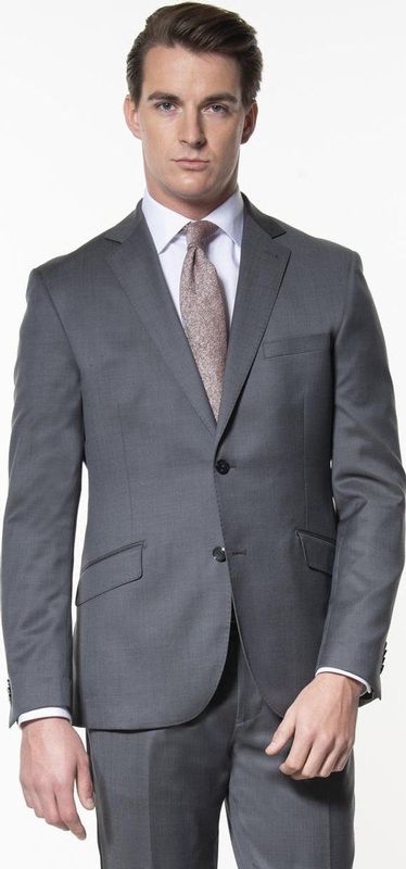 Recall - Classic Fit Pak - Blauw - 2 Delen - Colbert en Pantalon