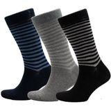 Campbell - Sokken - Donkerbruin - 3-pack