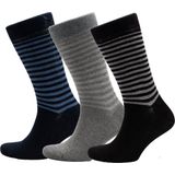 Campbell - Sokken - Donkerbruin - 3-pack