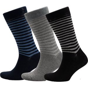 Campbell - Sokken - Donkerbruin - 3-pack