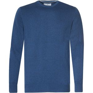 The BLUEPRINT Premium Trui ronde haLange mouw Blauw